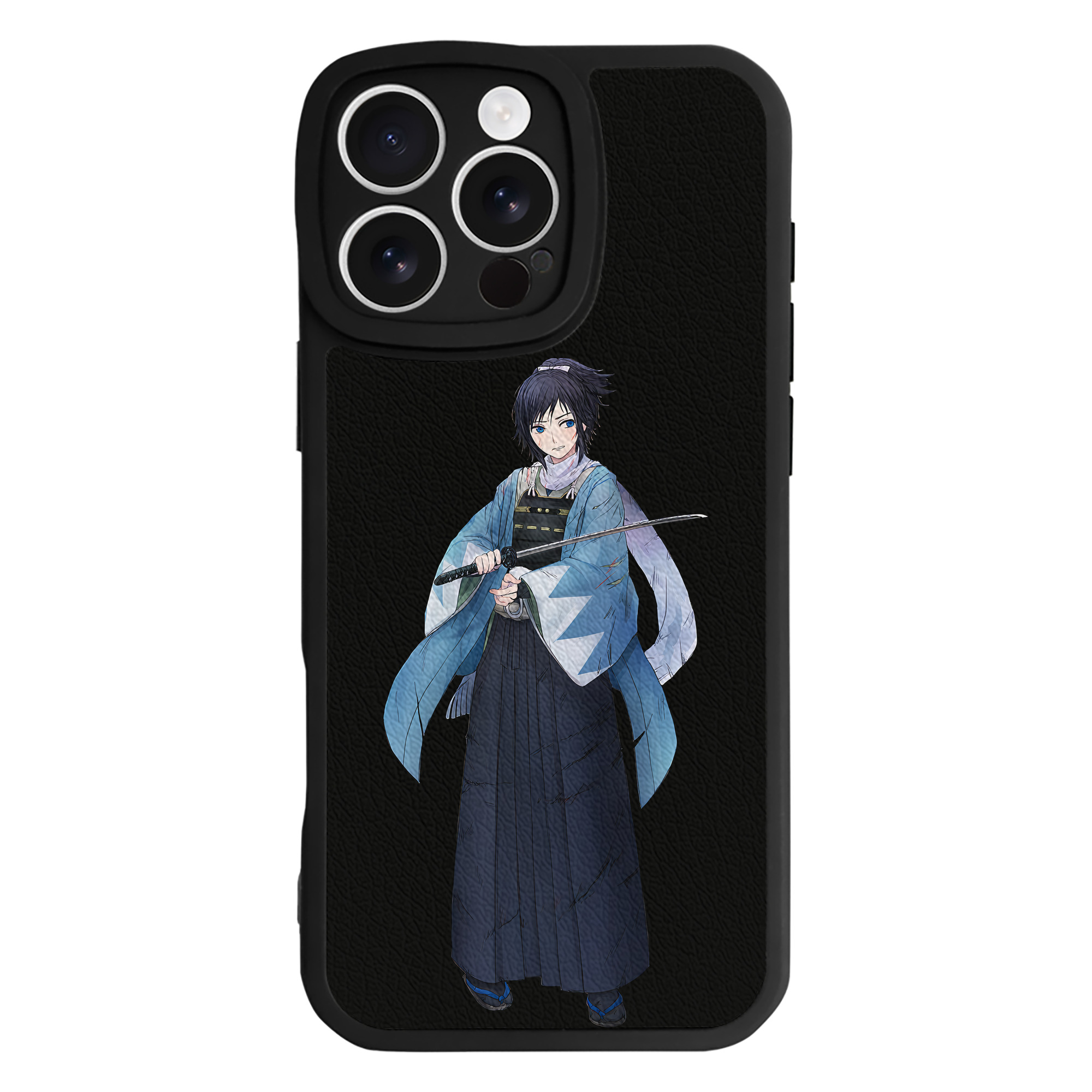 （画像用） 刀剣乱舞 Touken Ranbu 【iPhone 16シリーズ対応】シリコンスマホケース（レザー調） 材質：シリコン